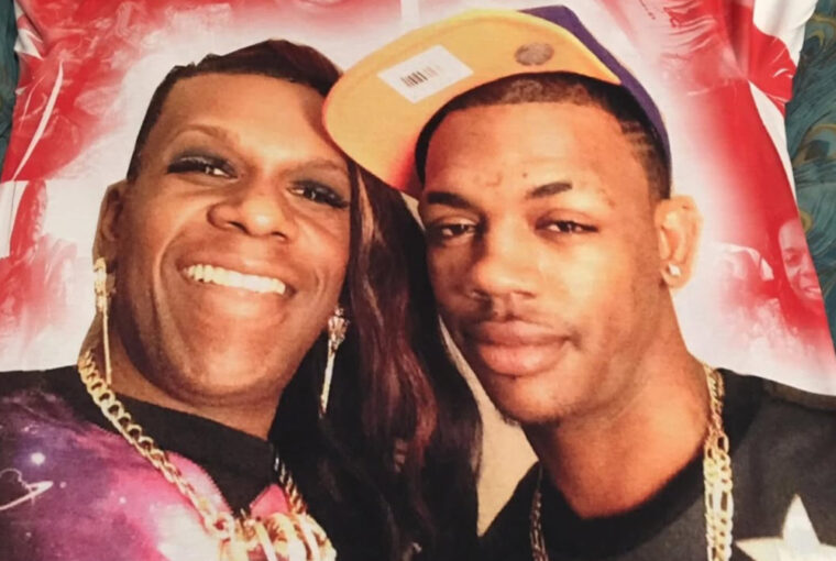 Big Freedia and partner Devon Hurst together before his passing