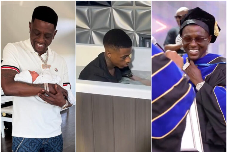 Boosie Badazz celebrates daughter Sevyn Emerald Hatch, son Tootie Raww’s baptism, and receives two honorary PhDs from Kingdom Heritage University
