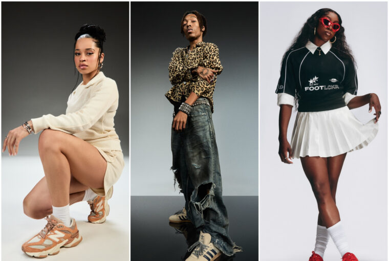 Ella Mai, Lil Tecca, and Flau'jae Johnson for Foot Locker’s Stay in Rotation Spring/Summer ’25 campaign