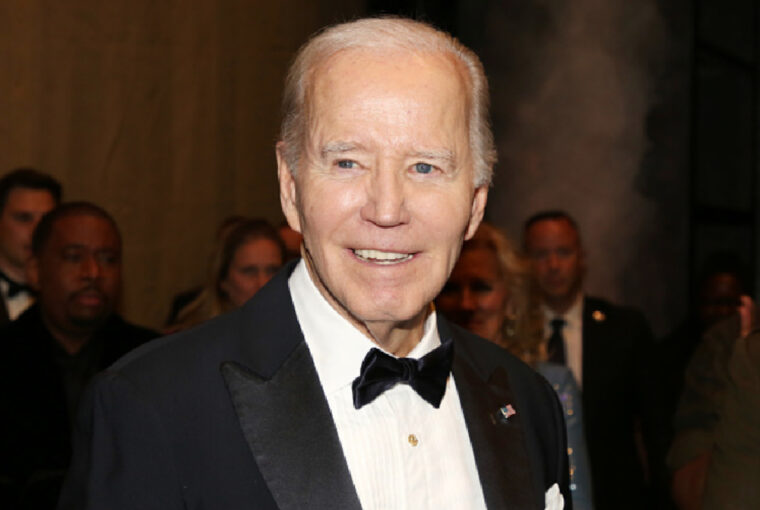 Former President Joe Biden speaks at a public event amid news of his prostate cancer diagnosis.