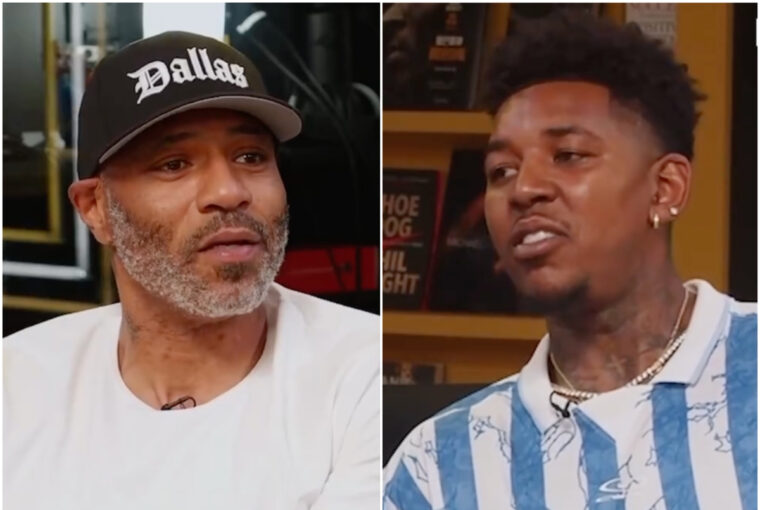 Kenyon Martin and Nick Young arguing during heated debate on Gil’s Arena episode