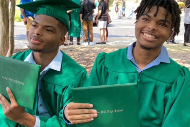Naazir and Qaadir Lewis, 19-year-old twins whose tragic deaths were ruled a double suicide by the GBI.
