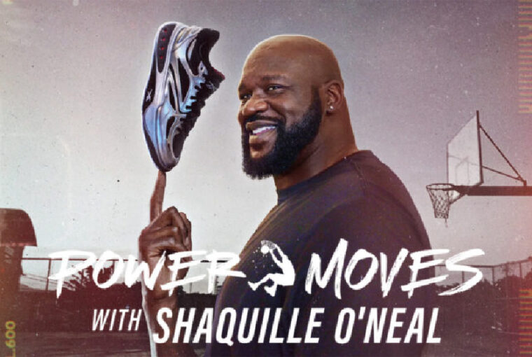 Shaquille O’Neal in Reebok HQ in Netflix’s Power Moves with Shaquille O’Neal