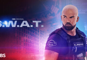 Shemar Moore smiles while addressing fans in a video announcing his return as Hondo in the CBS spinoff series "S.W.A.T. Exiles"