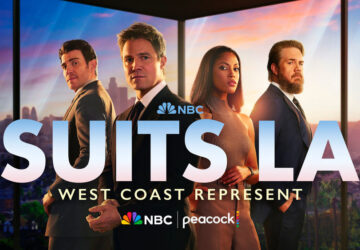 Stephen Amell and the cast of “Suits LA” in a courtroom scene from the canceled NBC spinoff